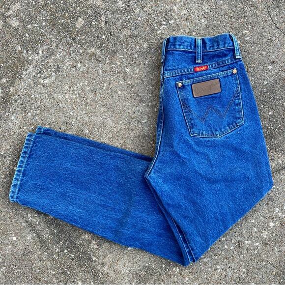 Vintage 90s wrangler 14 MWZ high-rise cowgirl fit western cut jeans 11x30